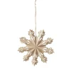 Snowflake joulukoriste natural, Ø 15 cm