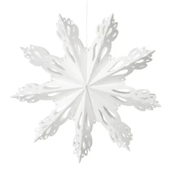 Snowflake joulukoriste White, Ø30 cm