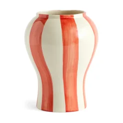Sobremesa stripe maljakko S 22 cm, Red