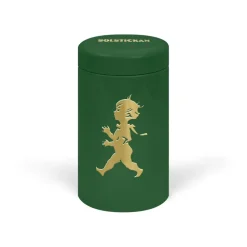 Solstickan tulitikkupurkki 100-pakkaus, Vihreä-kulta