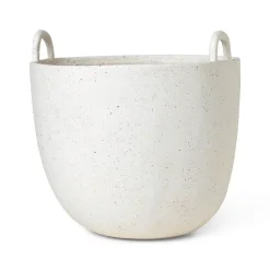 Speckle ruukku Ø30 cm, Off white