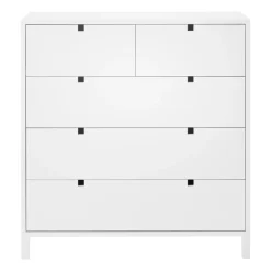 Square lipasto 2+3 laatikkoa, Valkoinen