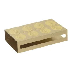 Stig L Berså -tulitikkukotelo 6,8 x 12 cm, Kulta