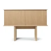 Stilt sideboard single 72,5x100 cm, Natural oak