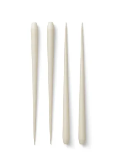 STOFF antiikkikynttilä by ester & erik suuri 4-pack, Off-white.