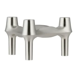 STOFF BMF kynttilänjalka, Harjattu kromi