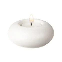 Stone lyhty Ø9 cm, Valkoinen