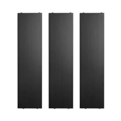 String hyllylevy, Saarni musta petsi, 78x20 cm, 3 kpl