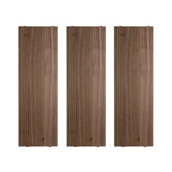 String hyllylevy, saksanpähkinä, 58x20 cm, 3 kpl