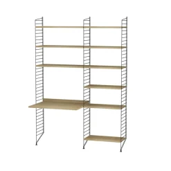 String hyllylevy, tammi, 78x30 cm, 3 kpl