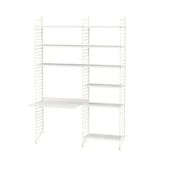 String hyllylevy, valkoinen, 78x30 cm, 3 kpl