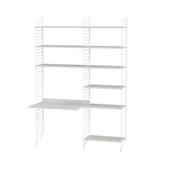 String hyllylevy, valkoinen, 78x30 cm, 3 kpl