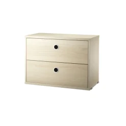 String laatikosto, saarnivaneri, 58x30 cm