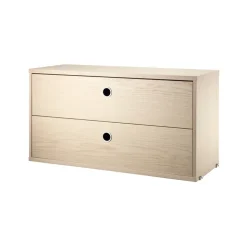 String laatikosto, saarnivaneri, 78x30 cm