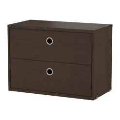 String laatikosto, Tumma tammi, 58x30 cm