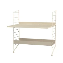 String lattiakaide, beige, 85x30 cm, 2 kpl