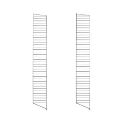 String lattiakaide, musta, 200x30 cm, 2 kpl