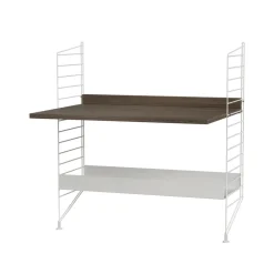 String lattiakaide, valkoinen, 85x30 cm, 2 kpl