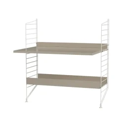 String lattiakaide, valkoinen, 85x30 cm, 2 kpl