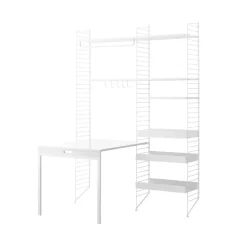 String lattiakaide, valkoinen, 200x30 cm, 2 kpl