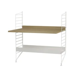 String lattiakaide, valkoinen, 85x30 cm, 2 kpl