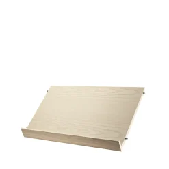 String lehtihylly puu, saarnivaneri, 58x30 cm