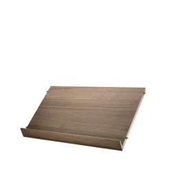 String lehtihylly puu, saksanpähkinä, 58x30 cm