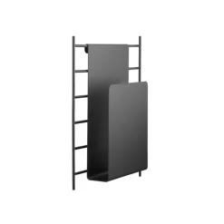 String lehtihylly 17x27 cm, musta