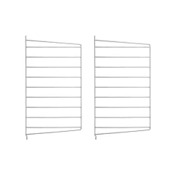 String Outdoor seinäpääty, galvanoitu, 50x30 cm, 2 kpl