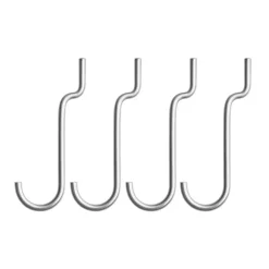 String Outdoor Vapaasti seisova koukku, ruostumaton teräs, 4 kpl