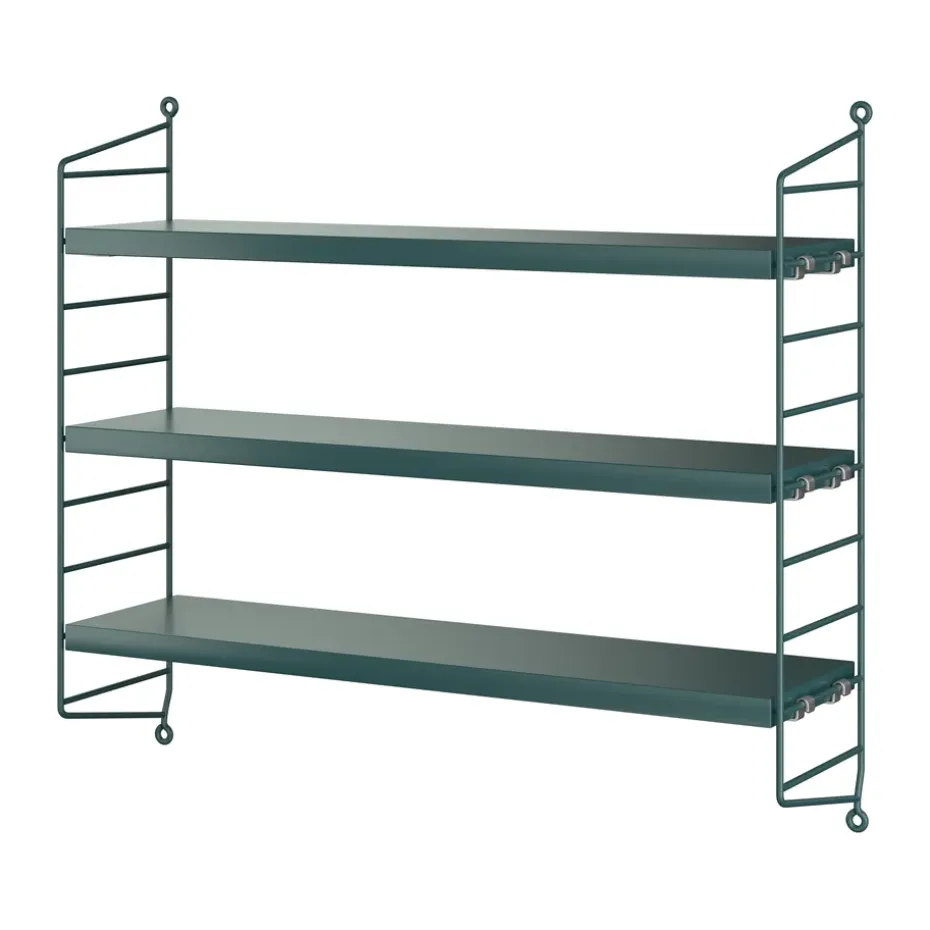 String Pocket seinähylly, Tegnér vihreä