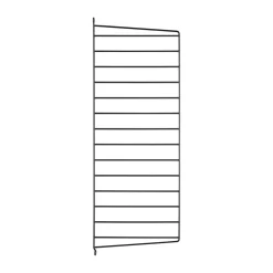 String seinäpääty, Musta, 75x30 cm, 1 pakkaus