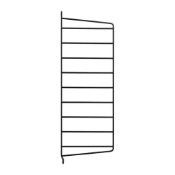 String seinäpääty, Musta, 50x20 cm, 1 pakkaus