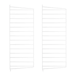 String seinäpääty, Valkoinen, 75x30 cm, 2 pakkaus