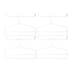 String vaateripustin 4 kpl, Valkoinen