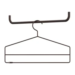 String vaateripustin 4 kpl, Tummanruskea