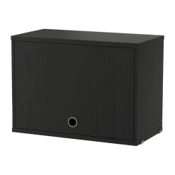 String yläkaappi, Mustaksi petsattu saarni, 58x30 cm