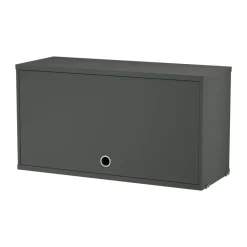 String yläkaappi, Tummanharmaa, 78x30 cm