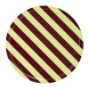 Stripe tarjotin Large Ø65 cm, Butter-burgundy