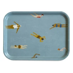Swimmers tarjotin 20x27 cm, Sininen