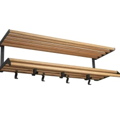 Tamburin hattuhylly 100 cm, Tammi-musta