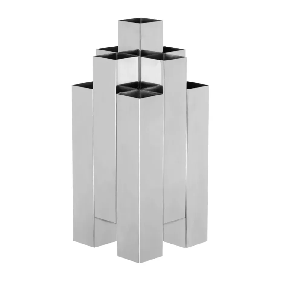 Tessera-maljakko 3x3, Mirror polished