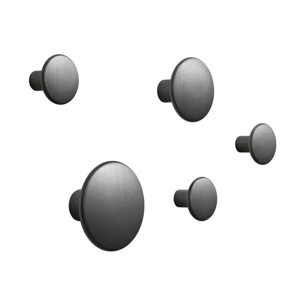 The Dots ripustin metalli 5 kpl, Musta