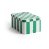 Tin Container säilytyspurkki small, Green-off white