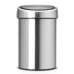 Touch Bin roskakori 3 litraa, seinään kiinnitettävä, matta teräs