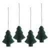 Tree joulukuusenpallot 4 kpl, Forest Green