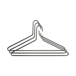 Triangel vaateripustin, 3-pakkaus, Kromi