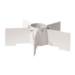 Turbin joulukuusenjalka Ø48 cm, Valkoinen