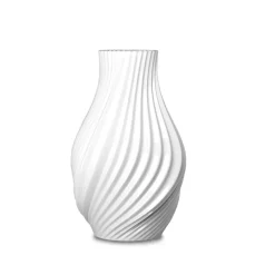 Twist maljakko 18 cm, Valkoinen