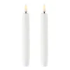 Uyuni LED Kruunukynttilä valkoinen 2-pakkaus, 15,5 cm